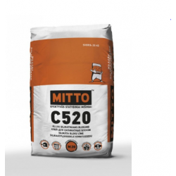 MITTO C520 klijai silikatiniams blokams 25 kg,